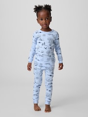 Set de pijamale Gap Winnie The Pooh din bumbac periat (6luni -5ani) - Imaginea 3 din 6