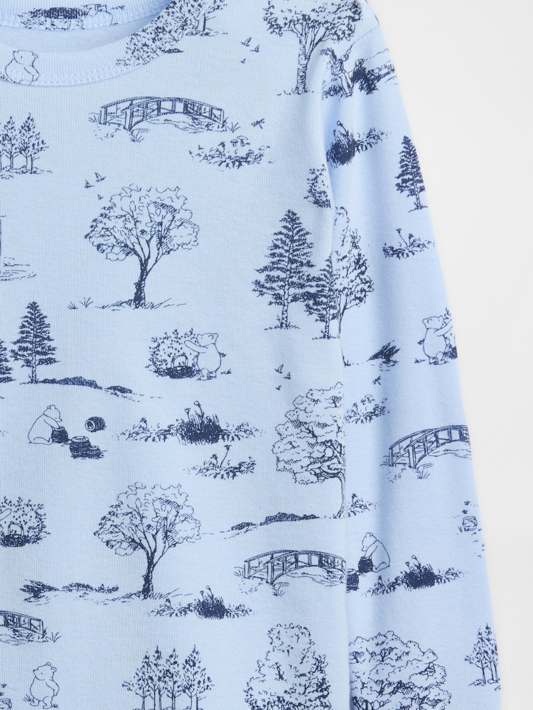 Set de pijamale Gap Winnie The Pooh din bumbac periat (6luni -5ani) - Imaginea 6 din 6