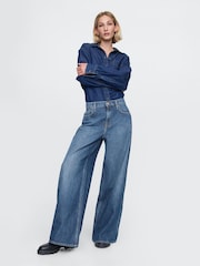 Gap Medium wash Mid Rise Extra Baggy Jeans - Image 4 of 4