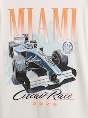 Blanc - T-shirt graphique Gap (4-13ans) - Image 3 de 3