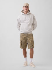 Gap Green Camo Relaxed Cargo Shorts - Image 3 of 5