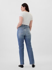 Gap Blue High Waisted 90s Original Straight Jeans - Image 2 of 6
