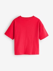 Roșu - Tricou grafic cu mânecă scurtă Gap (4-13ani) - Imaginea 2 din 4