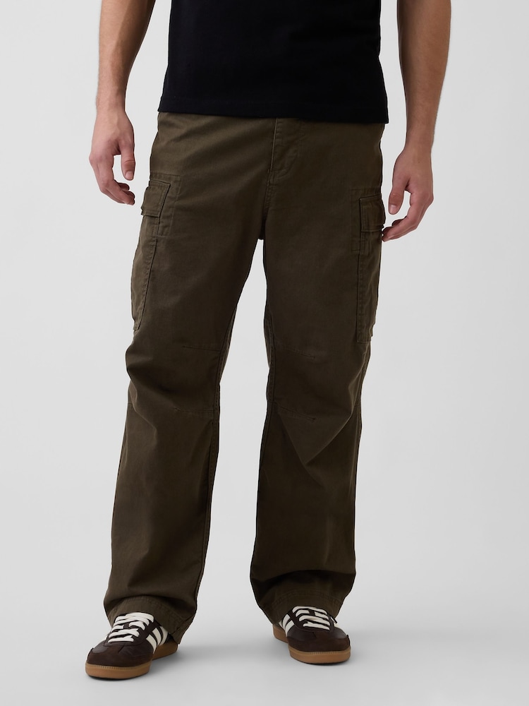 Gap Brown Relaxed Cargo Trousers - Image 1 of 4
