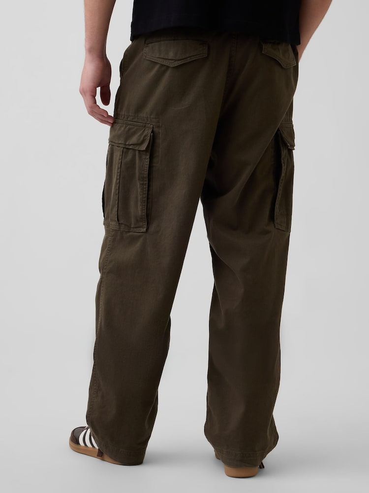 Gap Brown Relaxed Cargo Trousers - Image 2 of 4