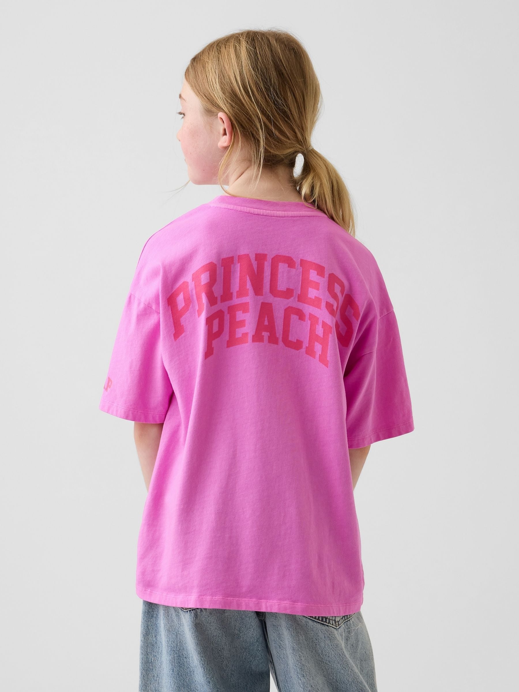 Buy Gap Pink Princess Peach Super Mario Relaxed Graphic Short