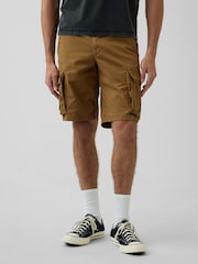 Gap Brown Relaxed Cargo Shorts - Image 2 of 5