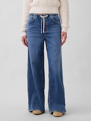 Gap Mid Rise Einfach anzuziehende Baggy-Jeans - Bild 1 von 4