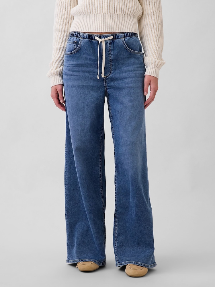 Gap Mid Rise Einfach anzuziehende Baggy-Jeans - Bild 1 von 4