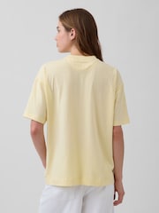 Gap Yellow Vintage Soft Athletic Logo Longline T-Shirt - Image 2 of 5
