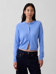 Gap CashSoft Crop Cardigan - Imaginea 3 din 4