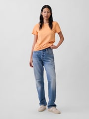 Gap Orange Vintage Soft T-Shirt - Image 3 of 4