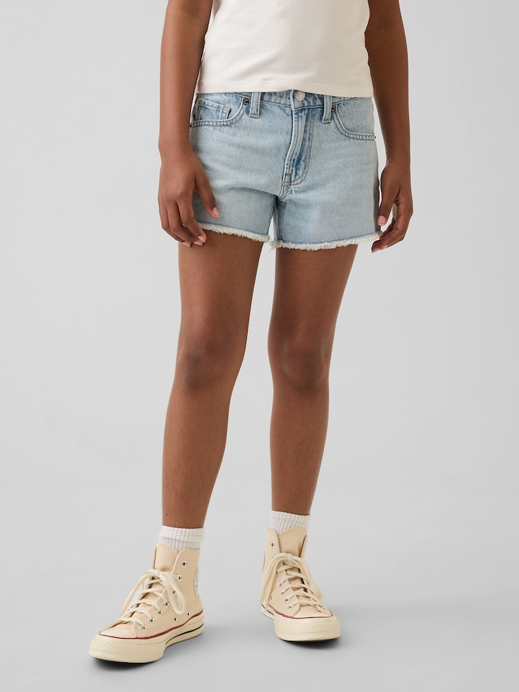 Gap Light Wash Low Rise Stride Denim Shorts (5-13yrs) - Image 1 of 5