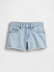 Gap Light Wash Low Rise Stride Denim Shorts (5-13yrs) - Image 4 of 5