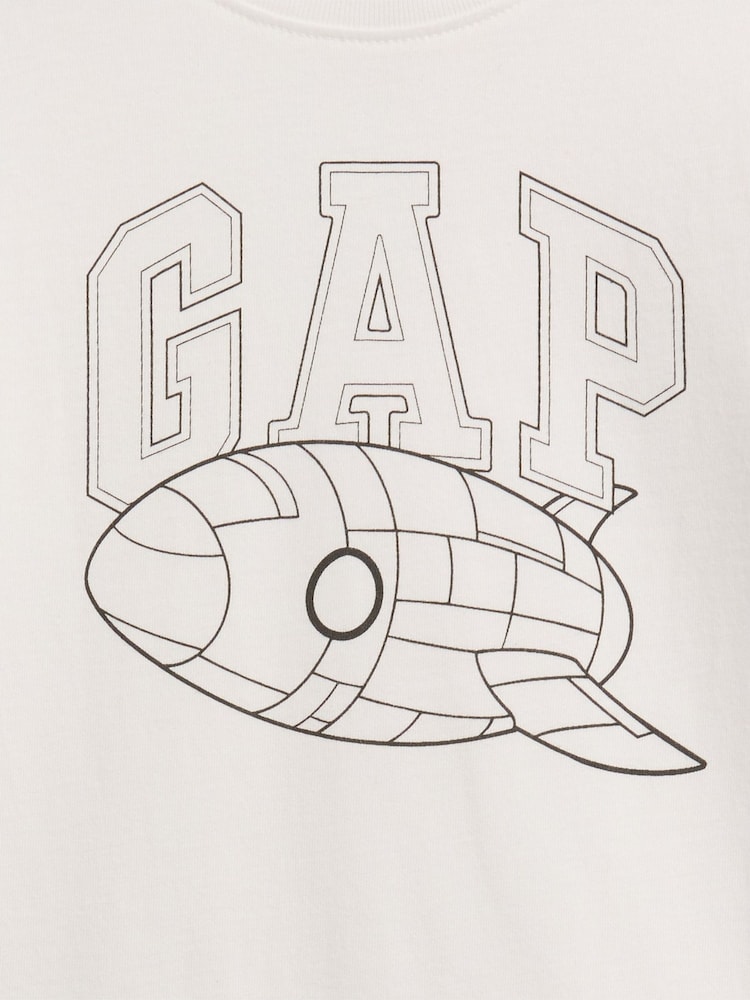 Tricou grafic Gap (12luni-5ani) - Imaginea 3 din 3