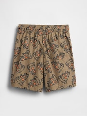 Gap Brown 5 Inch Swim Trunks (4-13yrs) (4-13yrs) - Image 2 of 3
