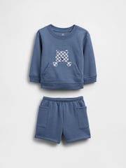Gap Vintage Soft Pocket Outfit Set (0-24mths) - Imaginea 1 din 2