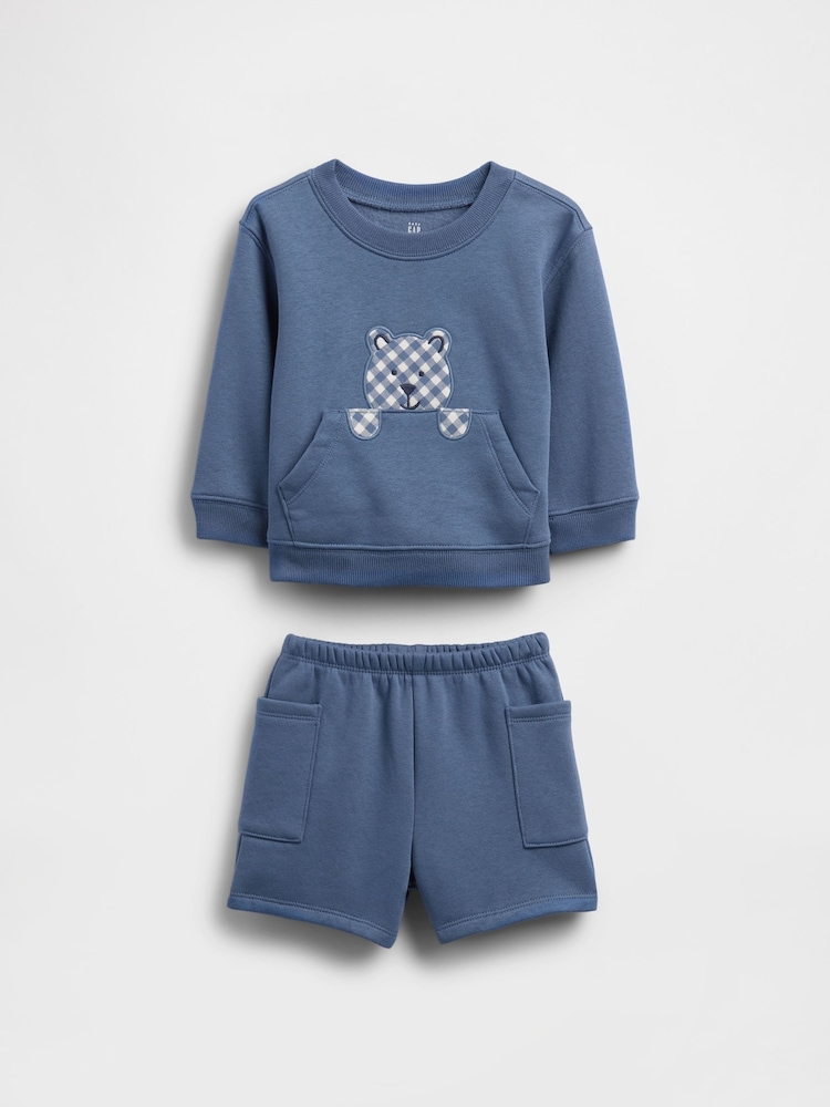 Gap Vintage Soft Pocket Outfit Set (0-24mths) - Imaginea 1 din 2