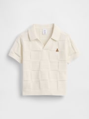 Gap Johnny-Collar Checkered Jumper (6mths-5yrs) (6mths-5yrs) - Imaginea 1 din 2