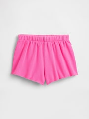 Gap Pink Vintage Soft Relaxed Sweat Shorts (4-13yrs) - Image 1 of 2
