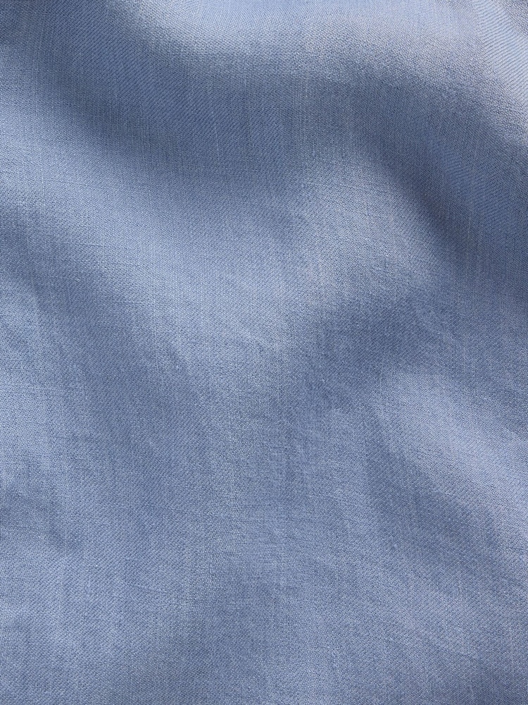 Gap Blue Linen Relaxed Shirt - Image 4 of 4
