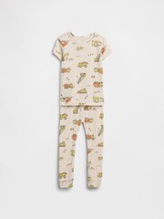 Gap Cream Brushed Cotton Pyjama Set (4-13yrs) (4-13yrs) - Image 1 of 2