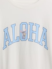 Gap White Disney Oversized Longline T-Shirt (4-13yrs) - Image 4 of 4