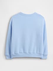 Gap Blue Logo Relaxed Crew Neck Sweatshirt (6mths-5yrs) - Image 2 of 3