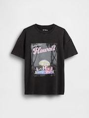 Gap Black Disney Oversized Longline T-Shirt (4-13yrs) - Image 3 of 4