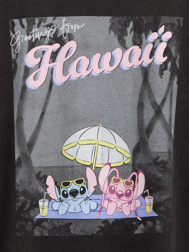 Gap Black Disney Oversized Longline T-Shirt (4-13yrs) - Image 4 of 4 Gap Black Disney Oversized Longline T-Shirt (4-13yrs) - Image 4 of 4