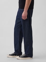 Gap Dark Indigo Relaxed Straight Jeans - Image 3 of 5