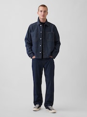 Gap Dark Indigo Relaxed Straight Jeans - Image 4 of 5