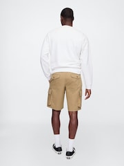Gap Beige 11 inch Essential Cargo Shorts - Image 2 of 3