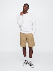 Gap Beige 11 inch Essential Cargo Shorts - Image 3 of 3
