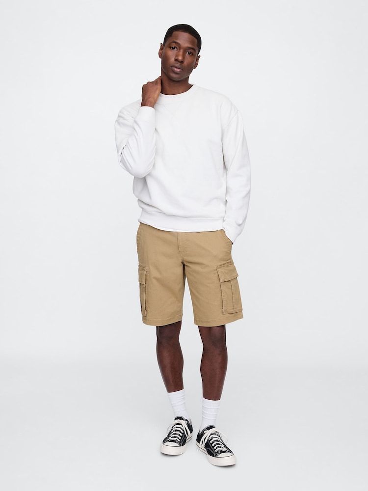 Gap Beige 11 inch Essential Cargo Shorts - Image 3 of 3 Gap Beige 11 inch Essential Cargo Shorts - Image 3 of 3