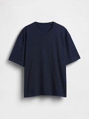 Gap Navy Heavyweight Boxy T-Shirt - Image 4 of 5