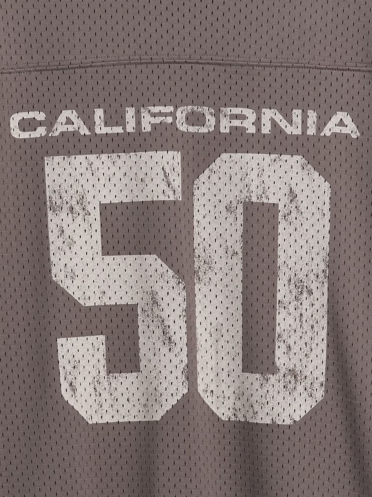 Gap Mesh Oversized Graphic Jersey T-Shirt (4-13yrs) - Bild 4 von 4