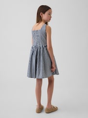 Gap Blue Gingham Denim Dress (4-13yrs) - Image 2 of 4