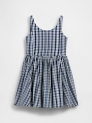 Gap Blue Gingham Denim Dress (4-13yrs) - Image 3 of 4