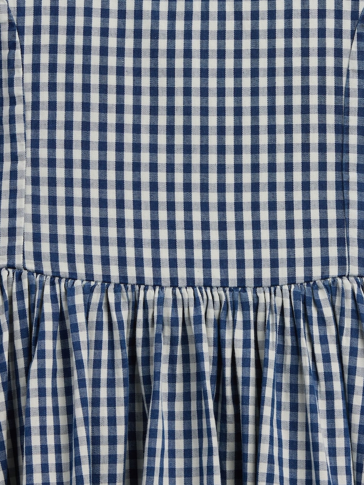 Gap Blue Gingham Denim Dress (4-13yrs) - Image 4 of 4