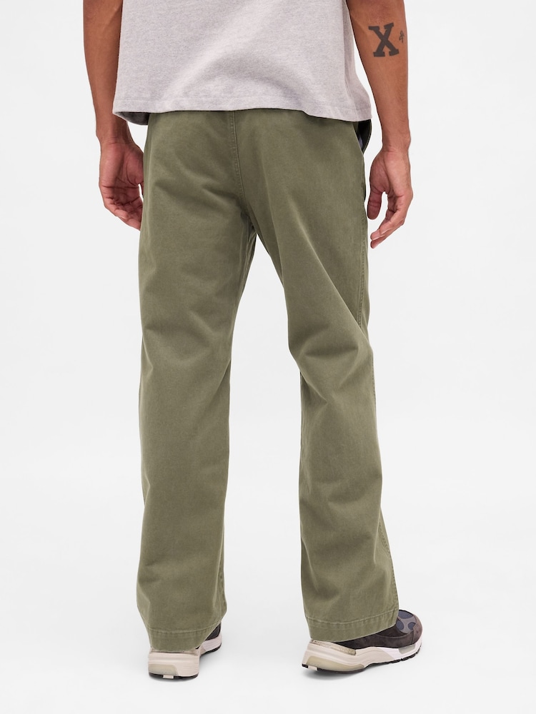 Gap Green Heavyweight Twill '90s Loose Chinos - Image 2 of 5