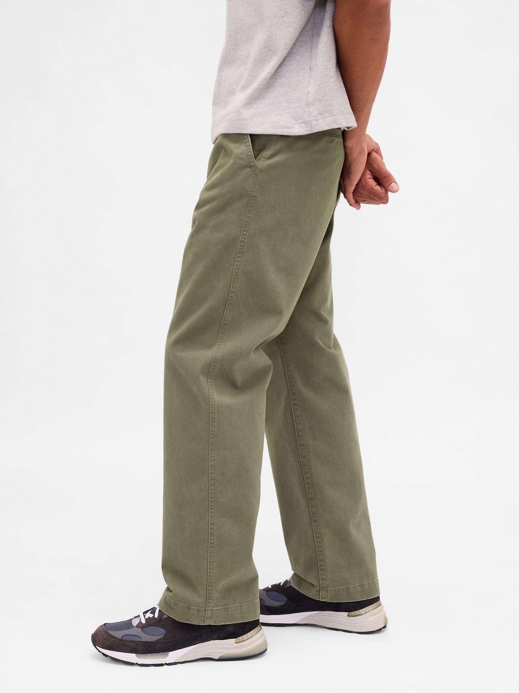 パンツ wide chino pants 90s Buy Gap Green Heavyweight Twill '90s Loose Chinos from the Next UK