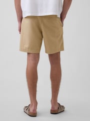 Gap Beige 7.5 inch Linen-Cotton Shorts - Image 2 of 5