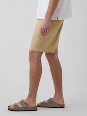 Gap Beige 7.5 inch Linen-Cotton Shorts - Image 3 of 5