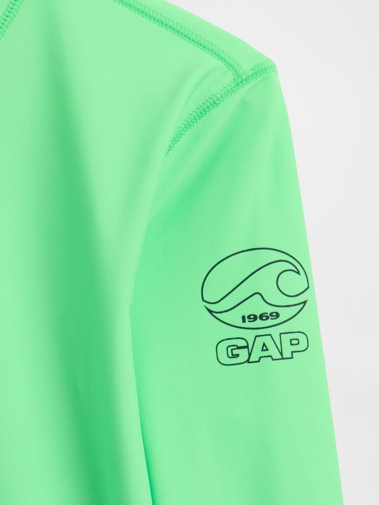 Gap Green Logo Rash Guard (4-13yrs) (4-13yrs) - Image 3 of 3