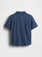 Gap Blue Linen-Cotton Shirt (6mths-5yrs) - Image 2 of 3