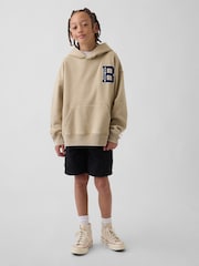 Gap Brown Bowser Super Mario VintageSoft Relaxed Hoodie (4-13yrs) - Image 4 of 5