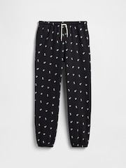 Gap Black Floral VintageSoft Relaxed Joggers (4-13yrs) - Image 4 of 6