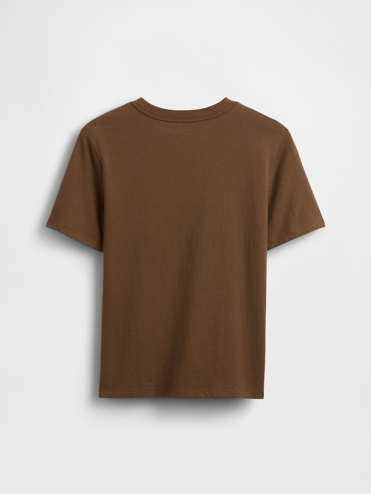 Gap Brown Graphic T-Shirt (4-13yrs) - Image 2 of 3