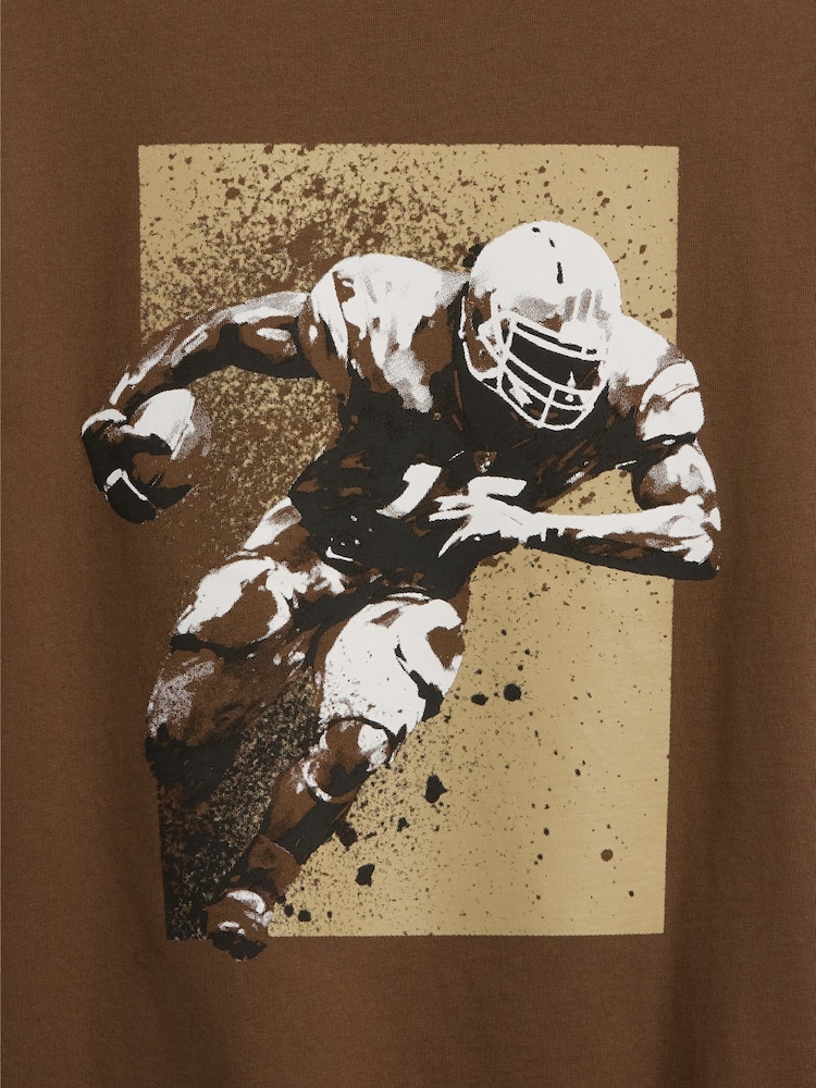 Gap Brown Graphic T-Shirt (4-13yrs) - Image 3 of 3